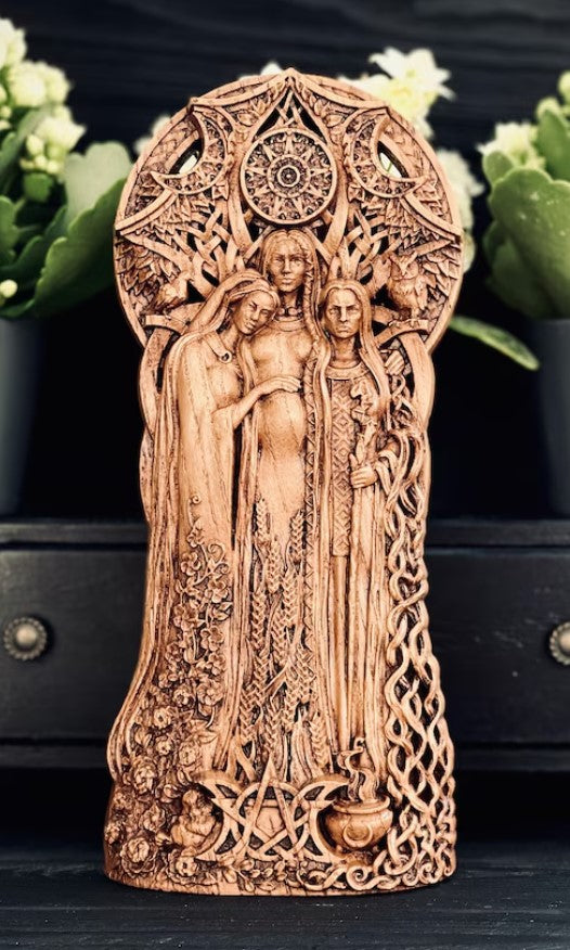 Triple Goddess Statue - Symbol of Feminine Power
