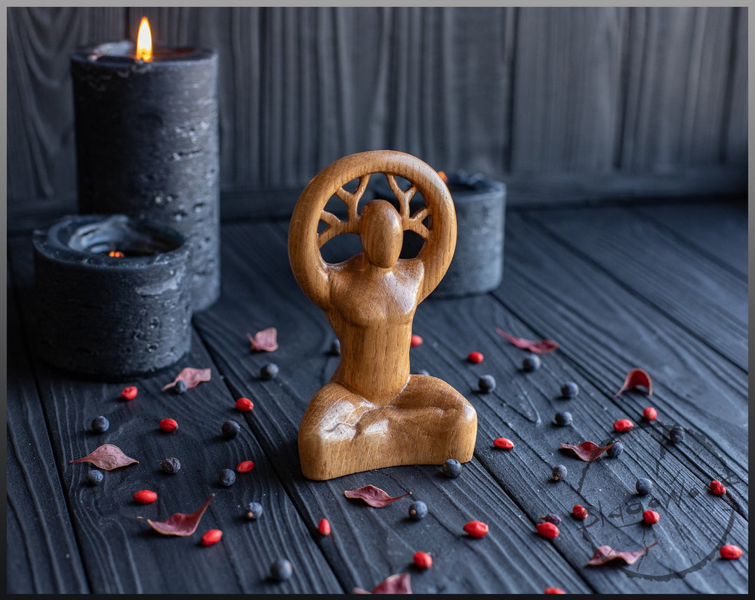 wiccan altar cernunnos statue scottish gaelic