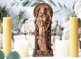 A detailed hecate statue representing the goddess of magic and crossroads