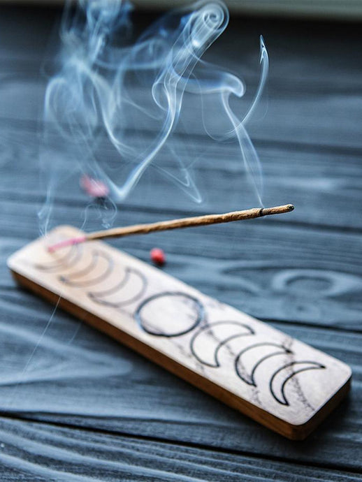 Incense holder lunar phases