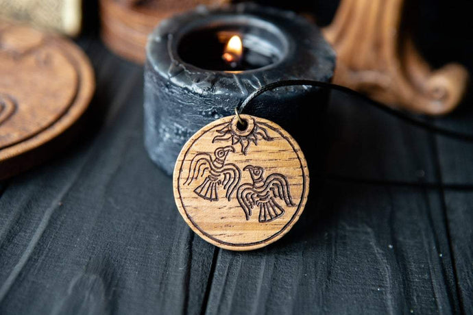 Pendant Odin's ravens