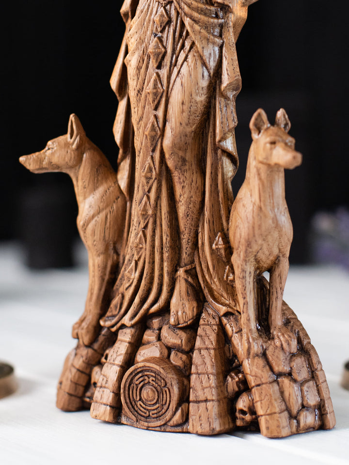 Hecate Statue – Hekate Goddess of the Roads Lunar Magick Figurine