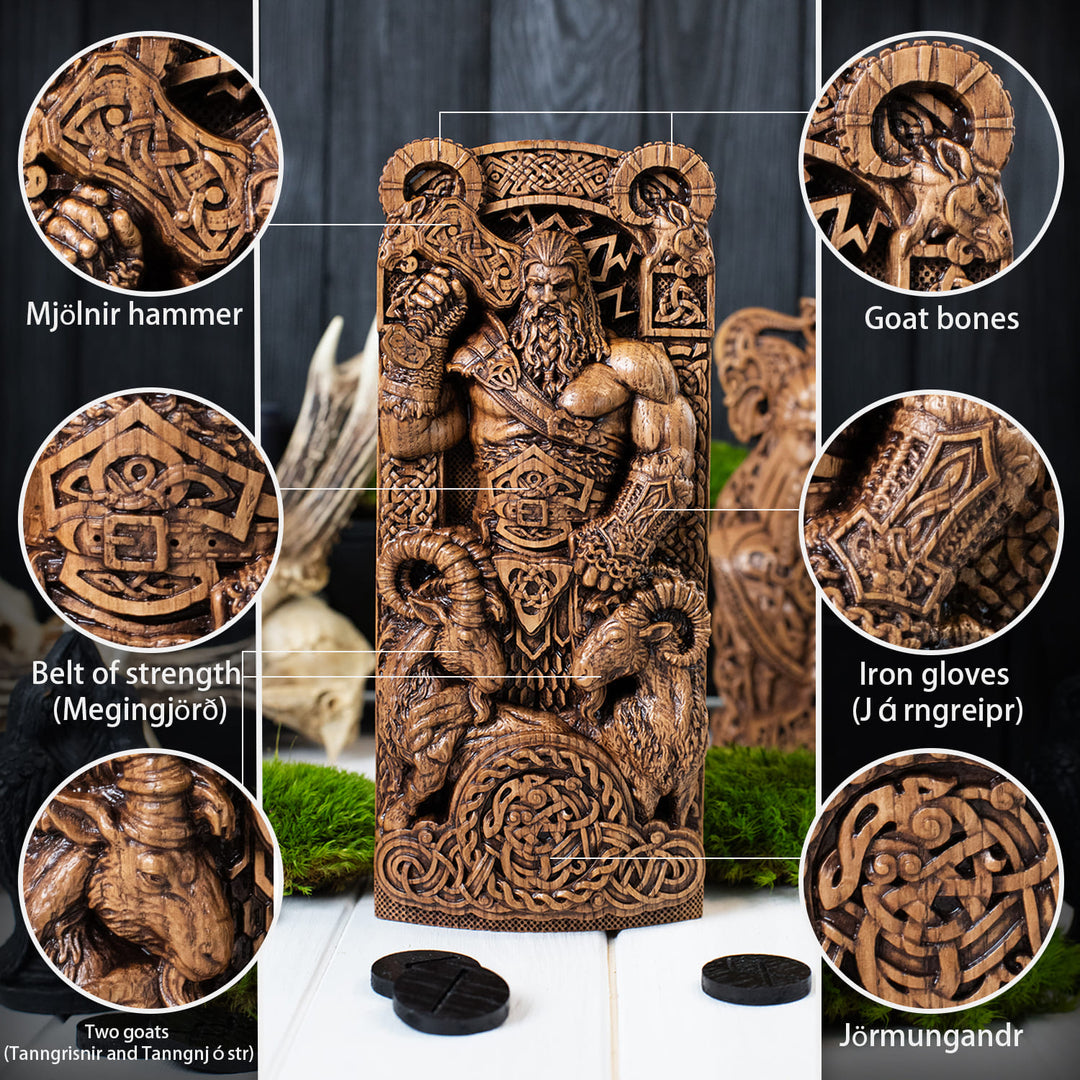 God Thor Statue: Thunder God Might figurine