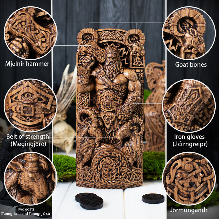 God Thor Statue: Thunder God Might figurine