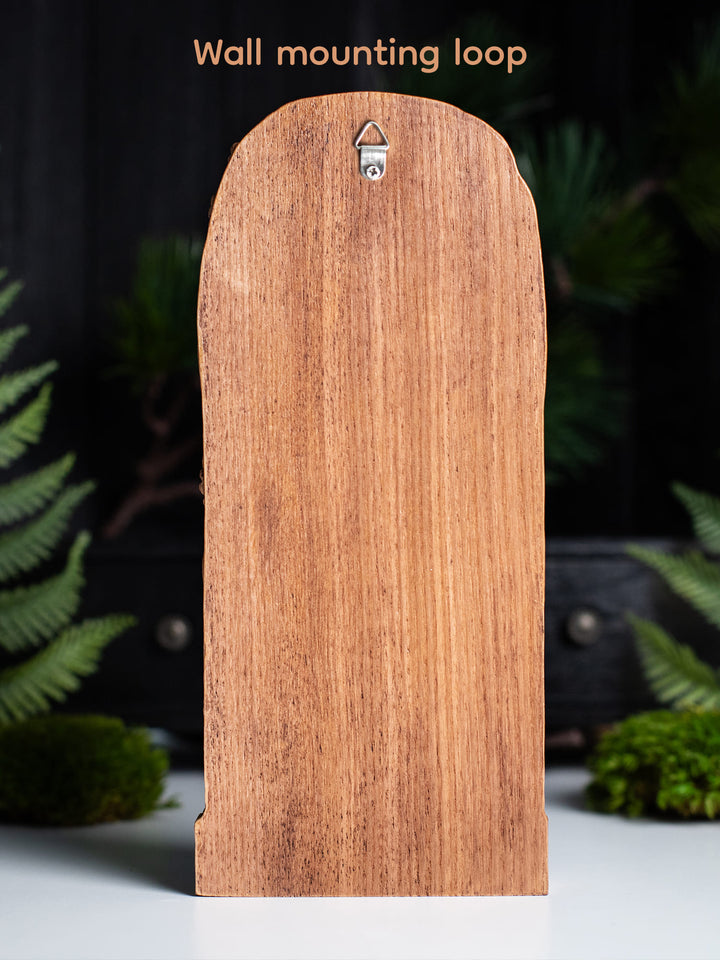 Aine Celtic Goddess Wooden Statue
