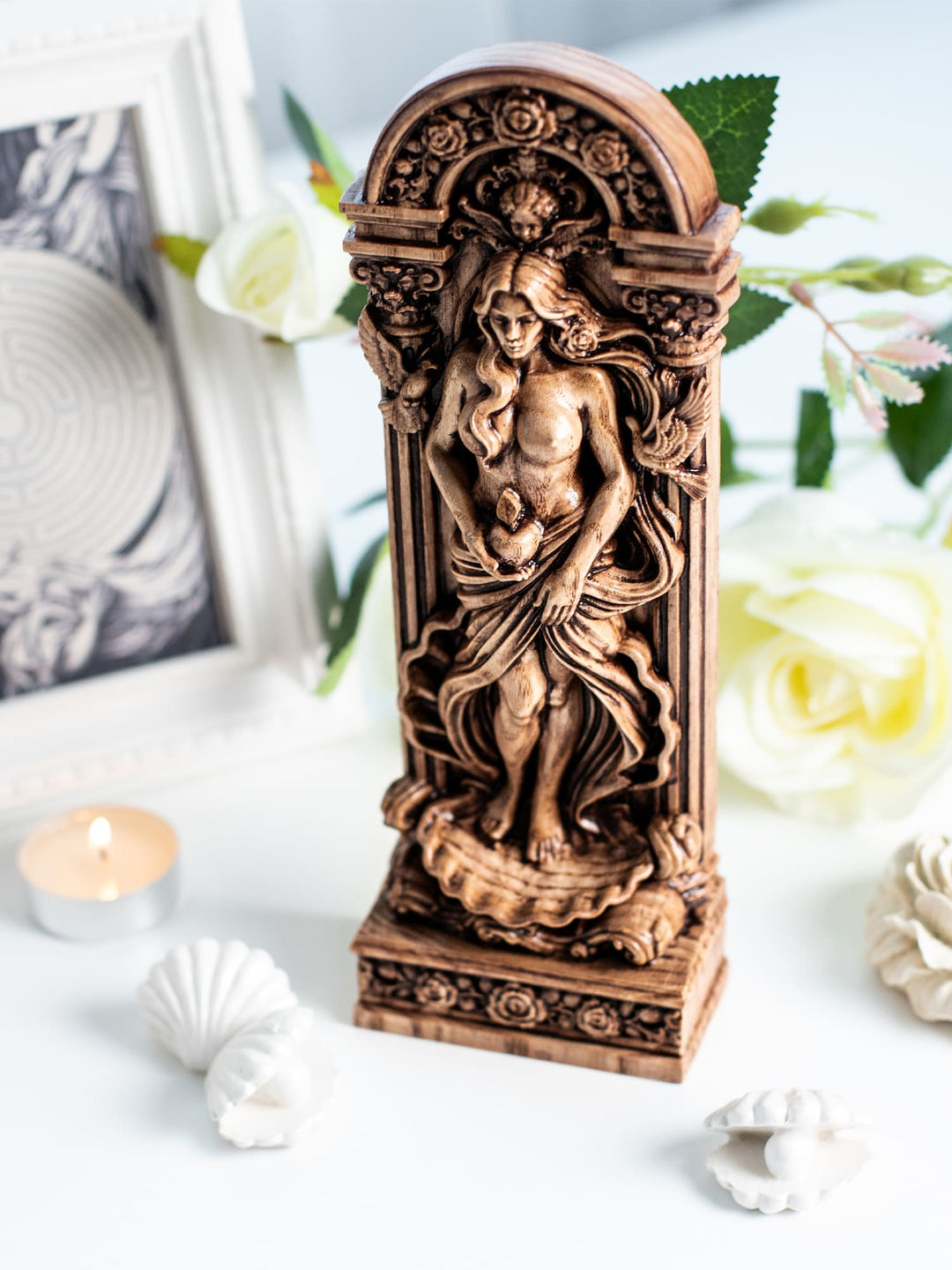 Aphrodite altar statue - Rising from the Sea Foam