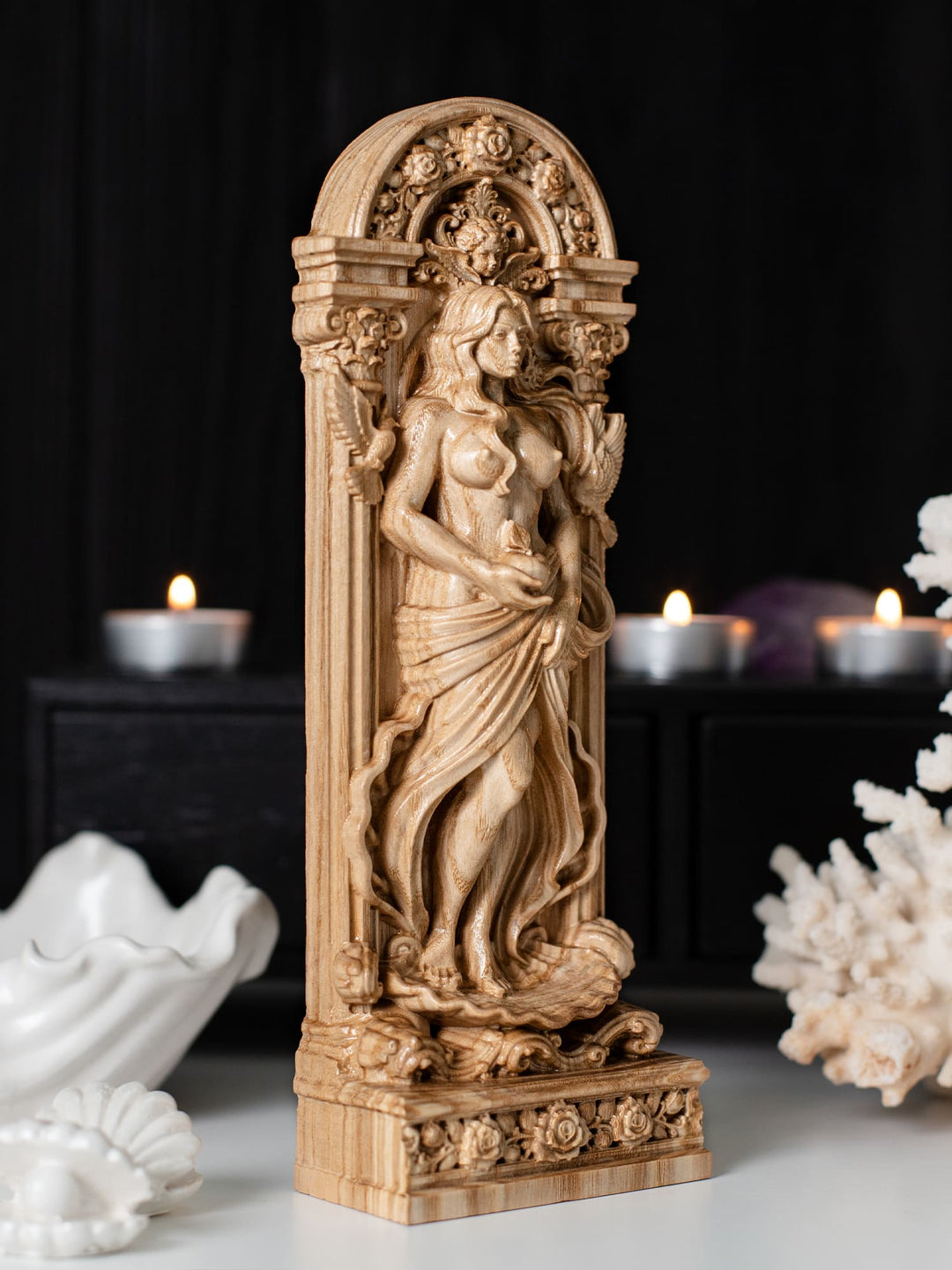 Aphrodite altar statue - Rising from the Sea Foam