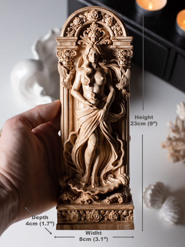 Aphrodite altar statue - Rising from the Sea Foam