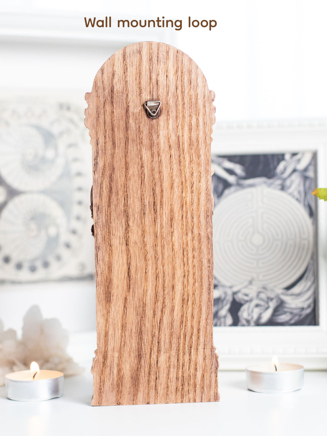 Apollo Statue Greek Sun God – Wooden Wall Hanging Sculpture