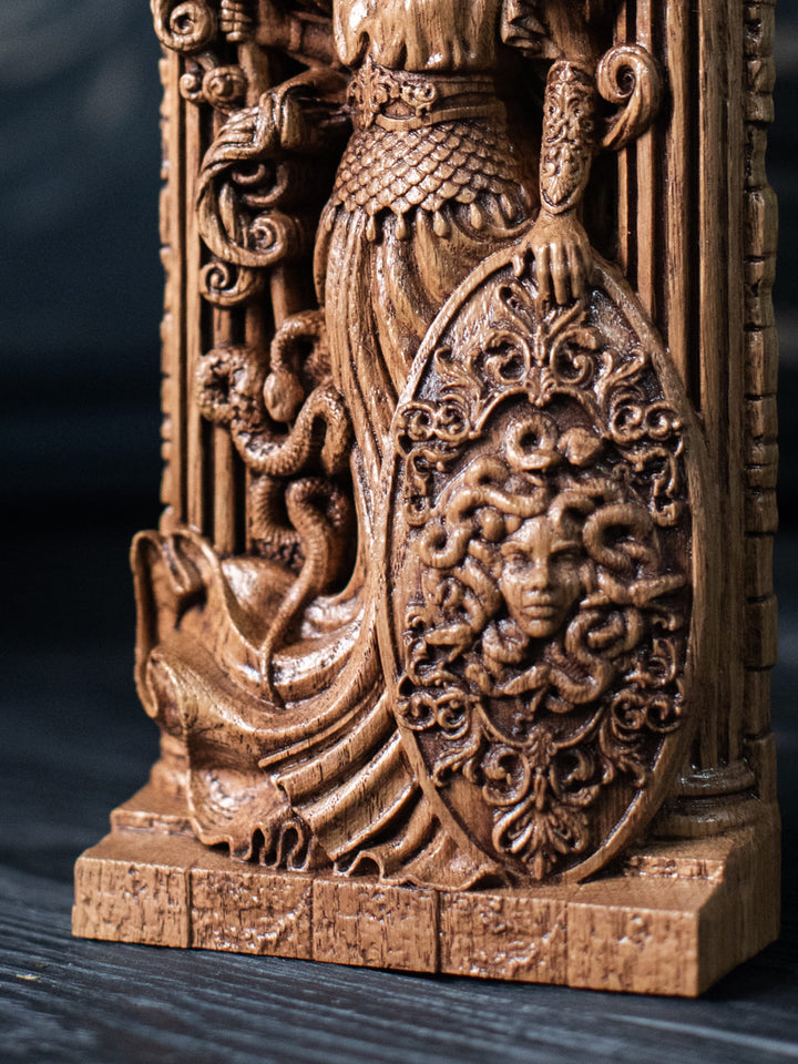 Goddess Athena Statuette - Greek Goddess of Wisdom