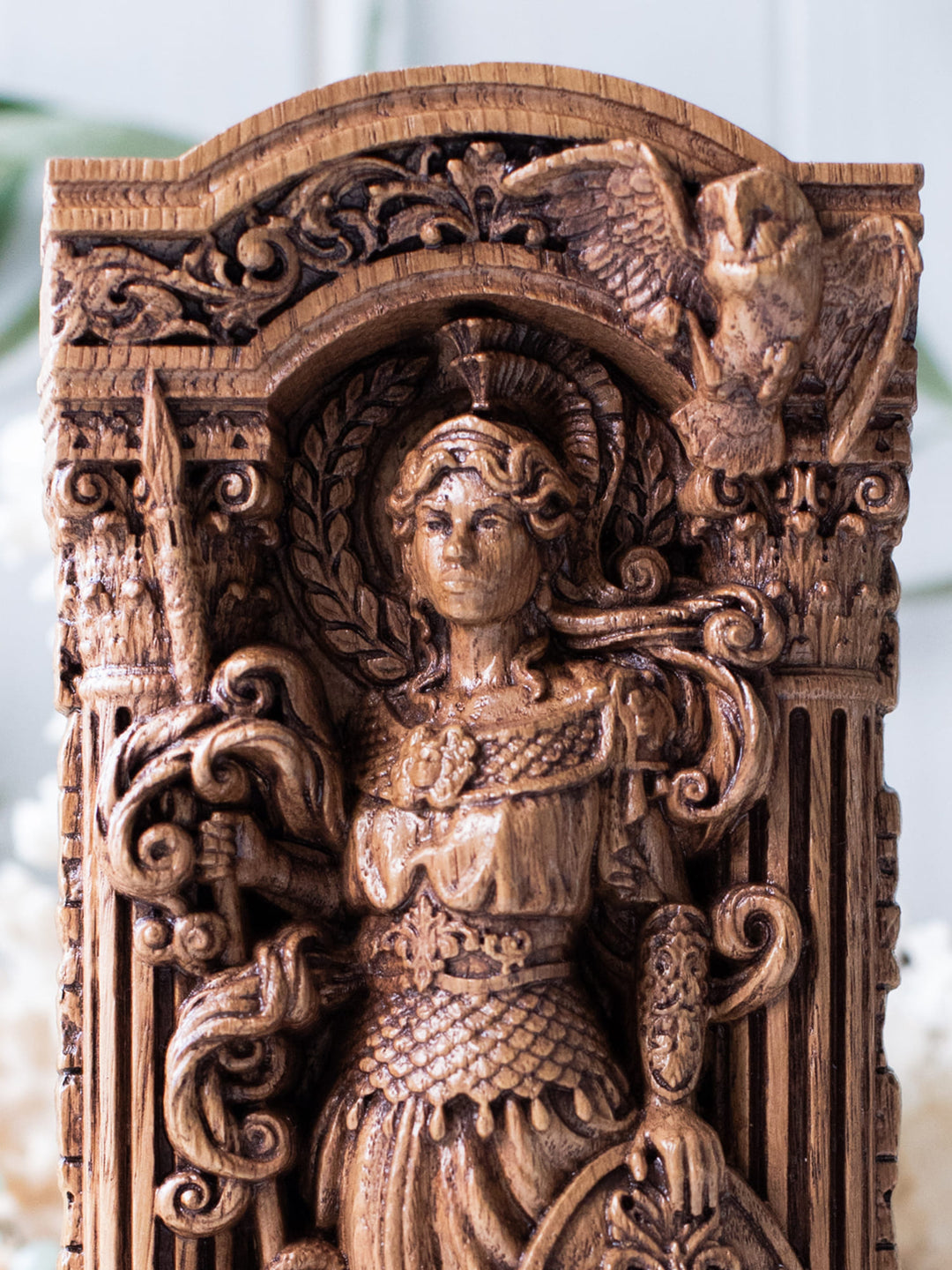 Goddess Athena Statuette - Greek Goddess of Wisdom