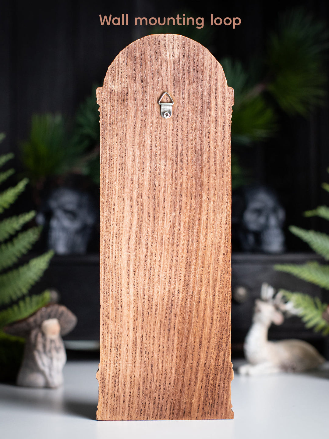 Baba Yaga Wooden Statue