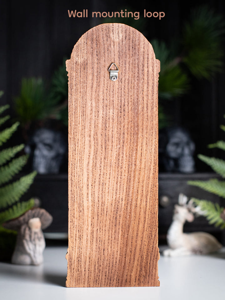 Baba Yaga Wooden Statue