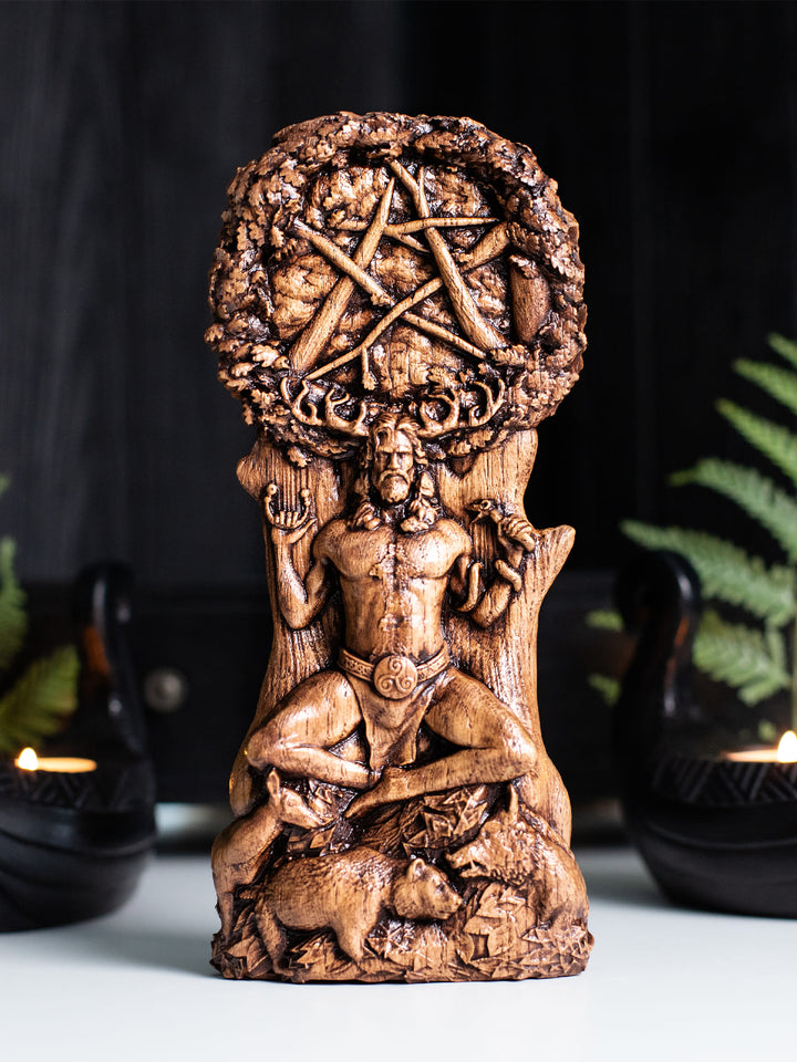 Cernunnos Statue: Celtic Horned God of Nature