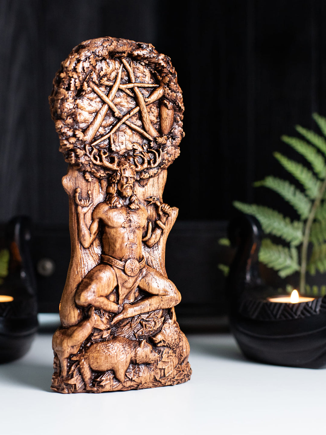 Cernunnos Statue: Celtic Horned God of Nature