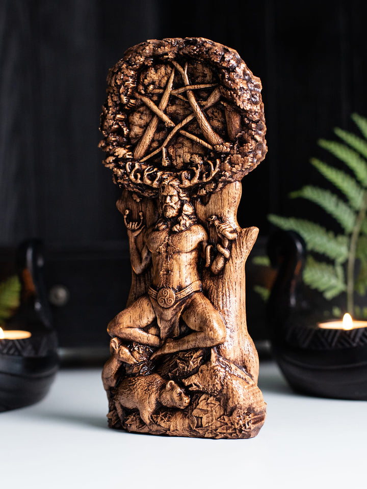 Cernunnos Statue: Celtic Horned God of Nature