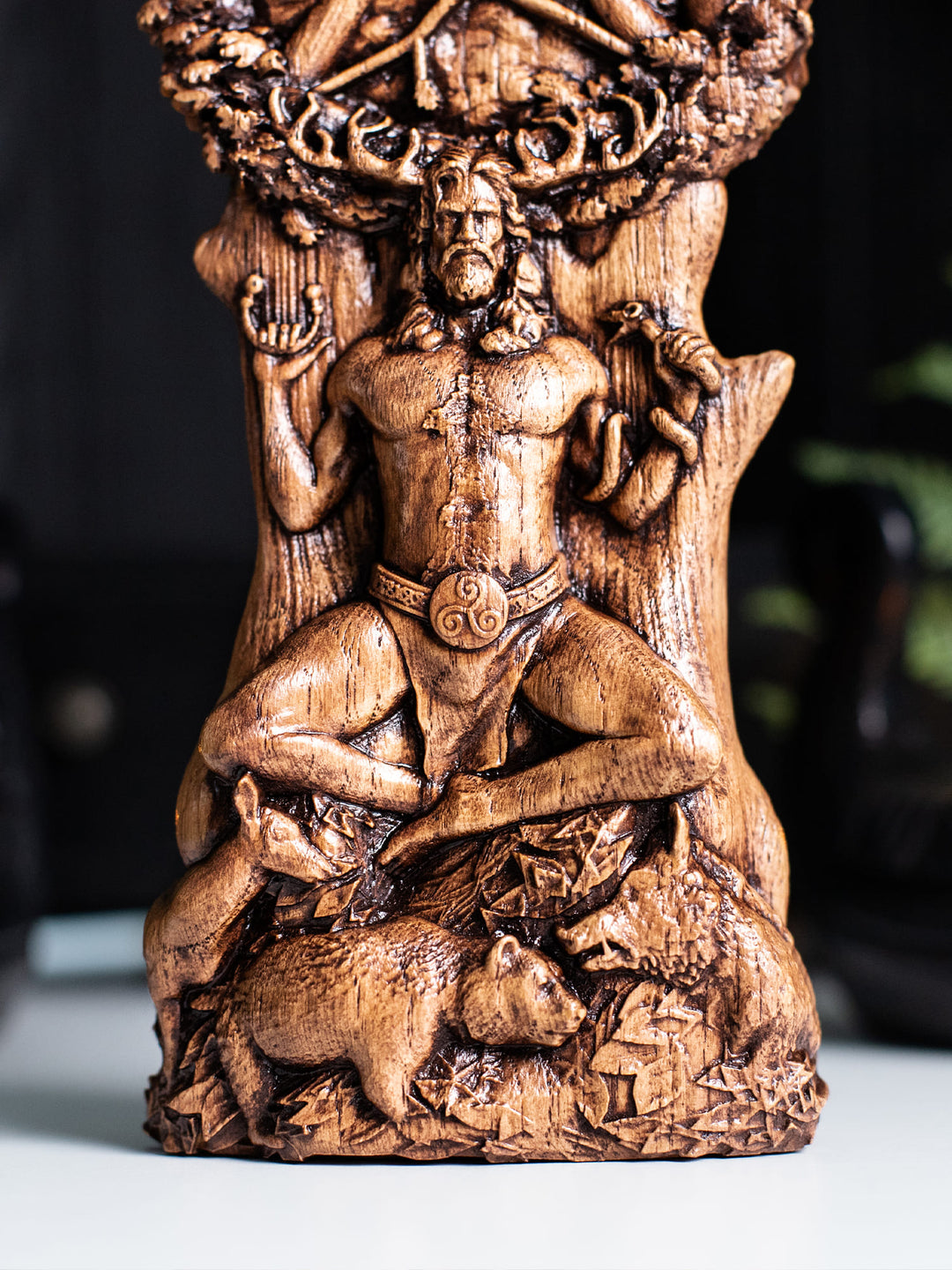 Cernunnos Statue: Celtic Horned God of Nature