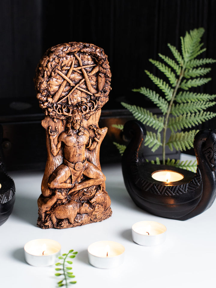 Cernunnos Statue: Celtic Horned God of Nature