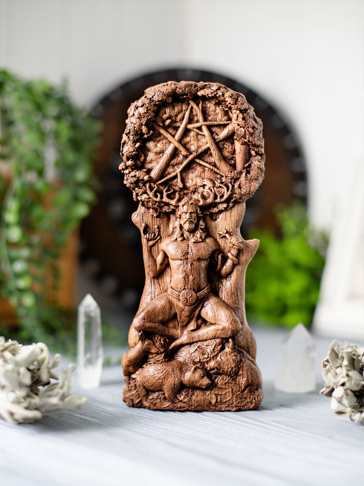 Cernunnos Statue: Celtic Horned God of Nature
