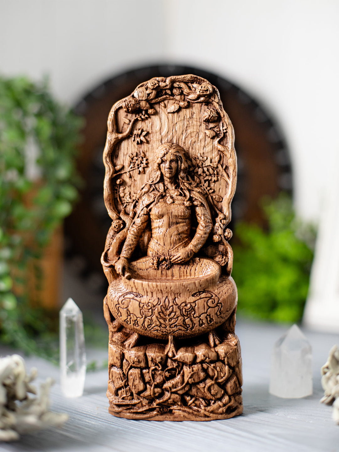 Ceridwen Goddess Statue: Celtic Deity of Wisdom