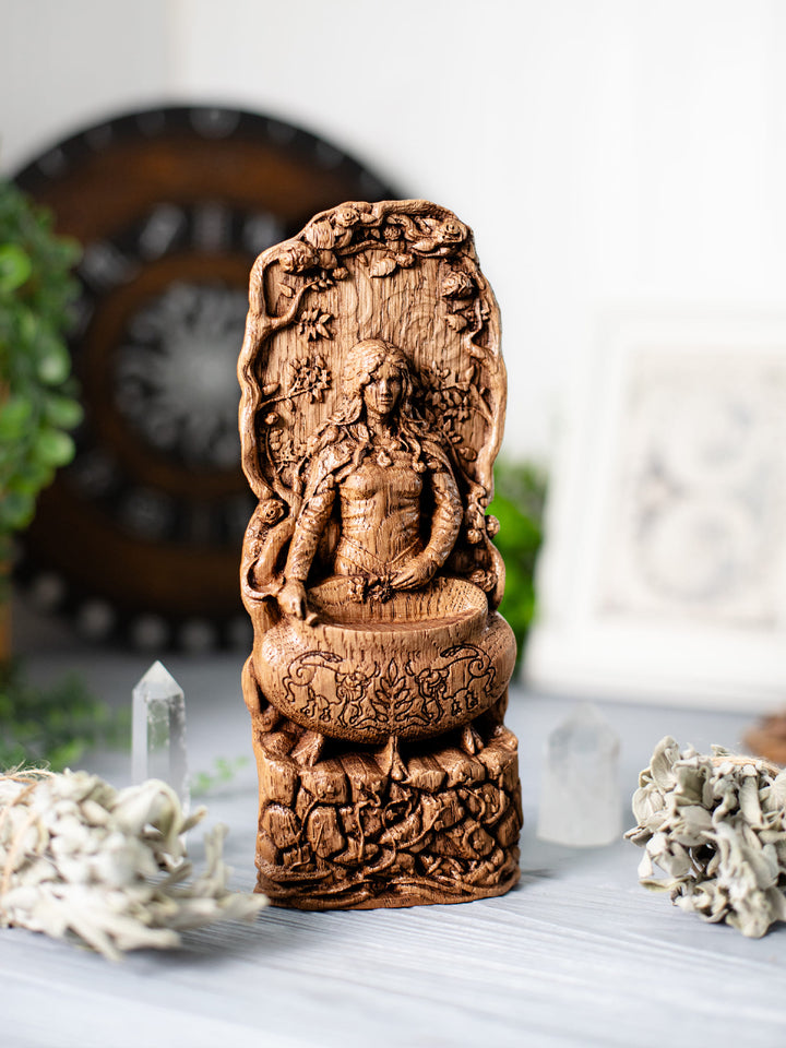 Ceridwen Goddess Statue: Celtic Deity of Wisdom