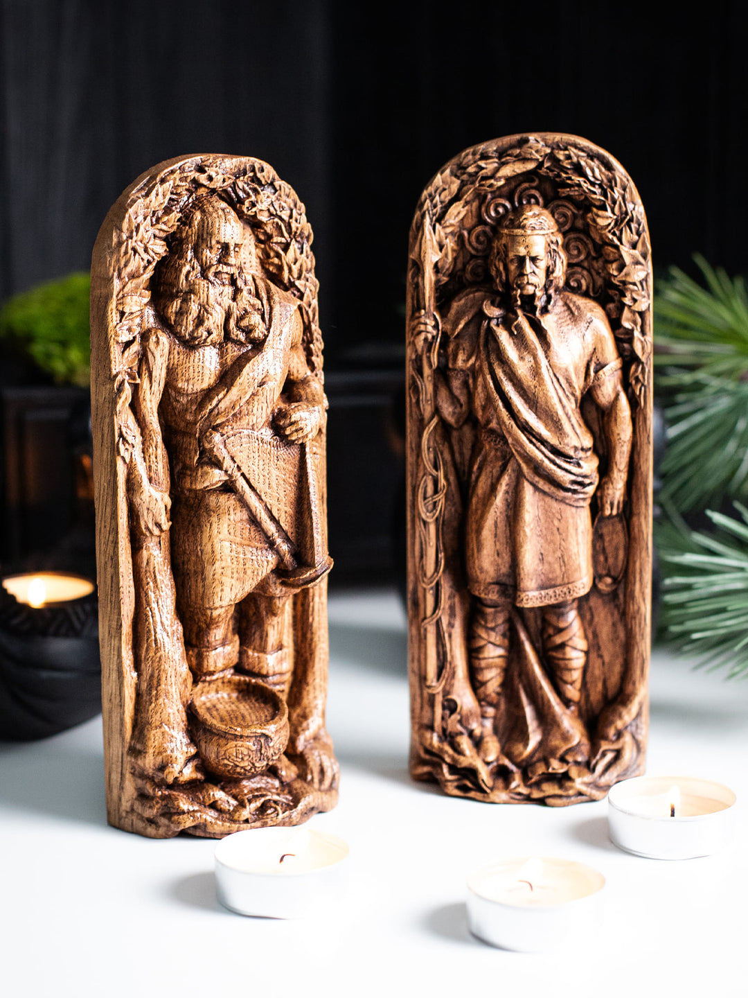 Celtic God Dagda | Handcrafted Wooden Figurine