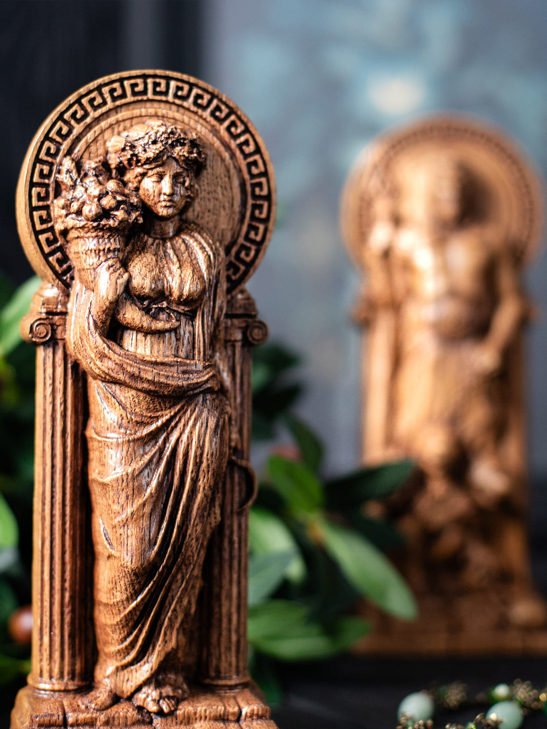 Greek Goddess Demeter | Wooden statue for home altar