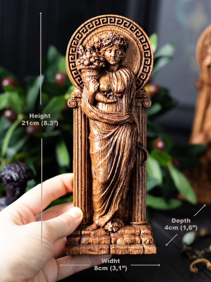 Greek Goddess Demeter | Wooden statue for home altar