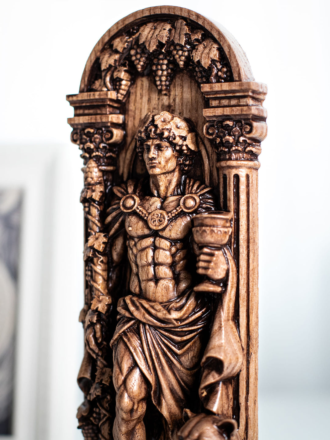 Dionysus Statue - Wooden  Greek God