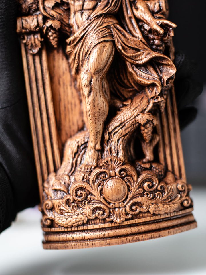 Dionysus Statue Greek God of Wine – Wood Carving