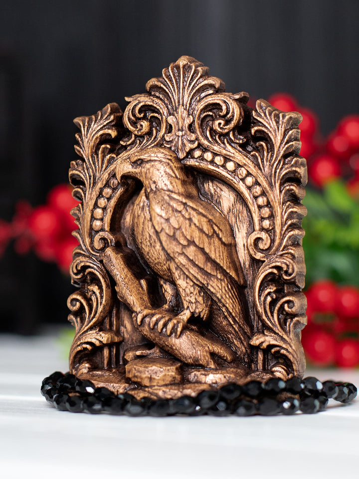 Eagle Totem Statue – Wooden Eagle Sky Spirit & Guardian Figurine