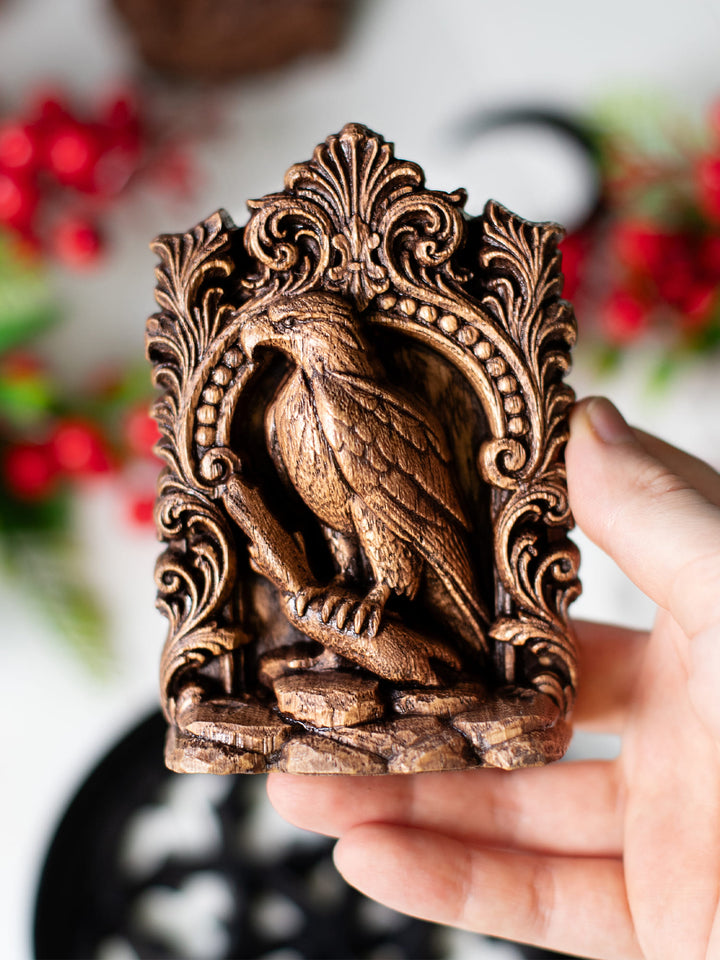 Eagle Totem Statue – Wooden Eagle Sky Spirit & Guardian Figurine