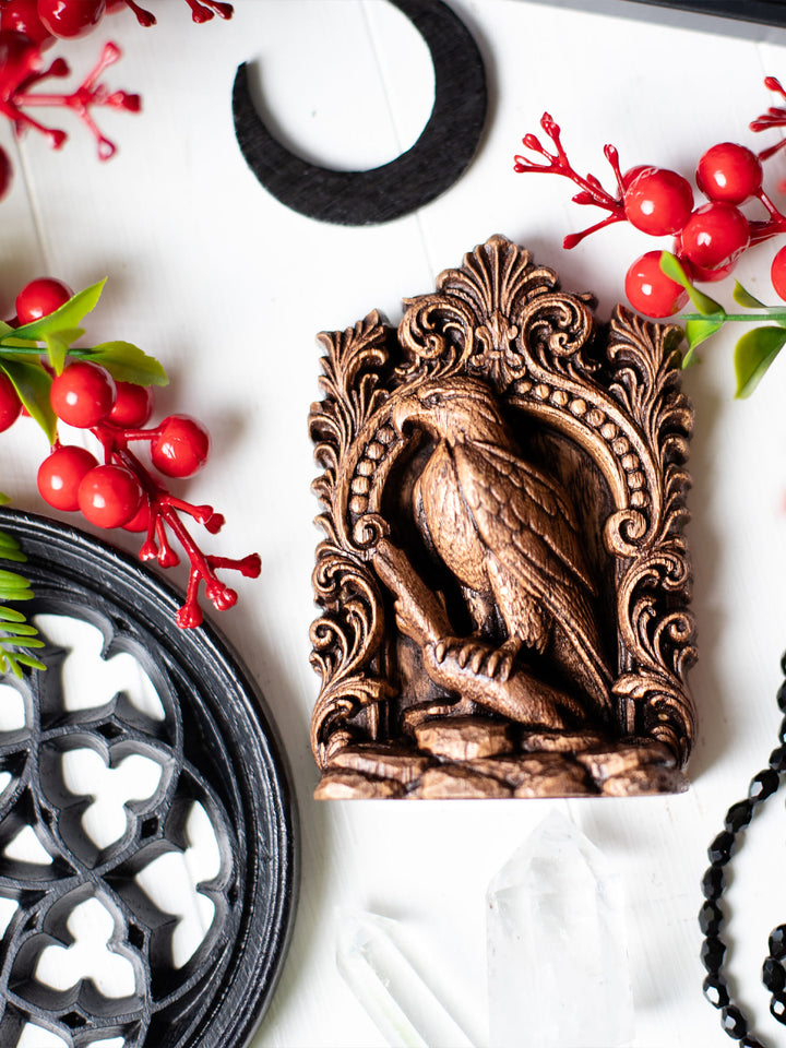 Eagle Totem Statue – Wooden Eagle Sky Spirit & Guardian Figurine