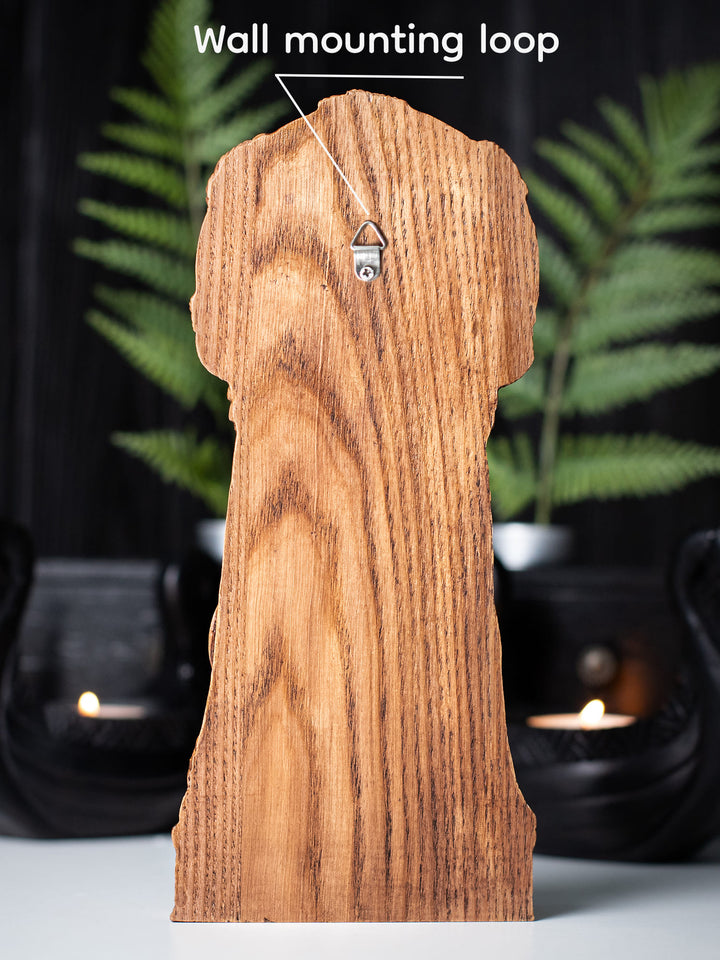 Frigg Goddess Wooden Statue