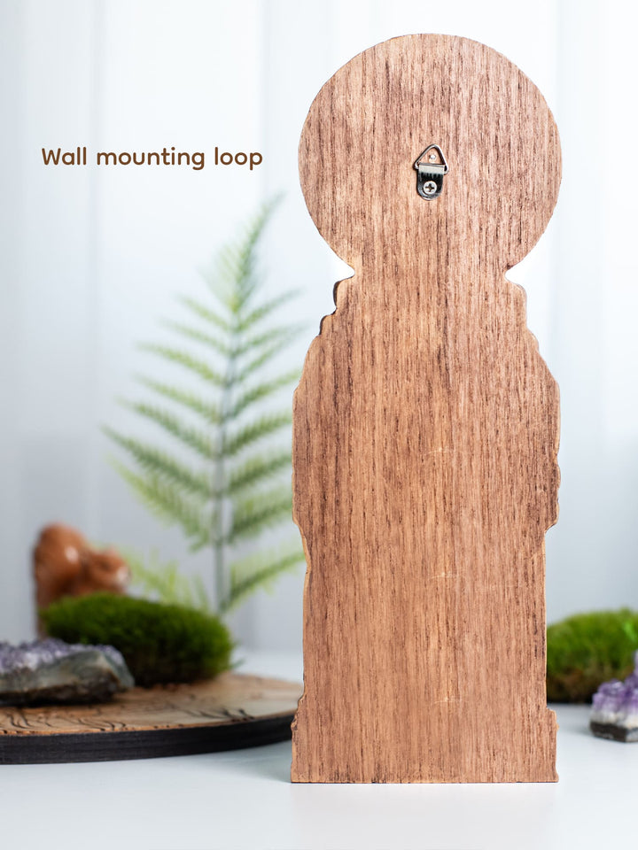 Gaia Mother Earth Wooden Statue