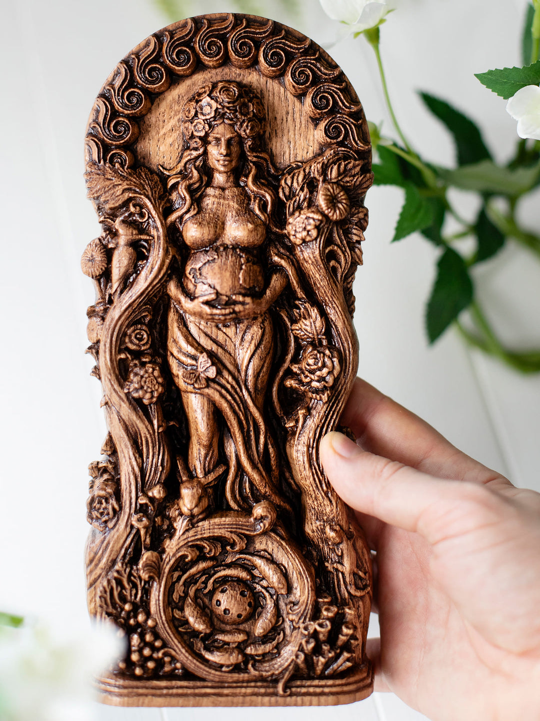 Gaia Statue – Mother Earth Goddess & Pachamama Figurine