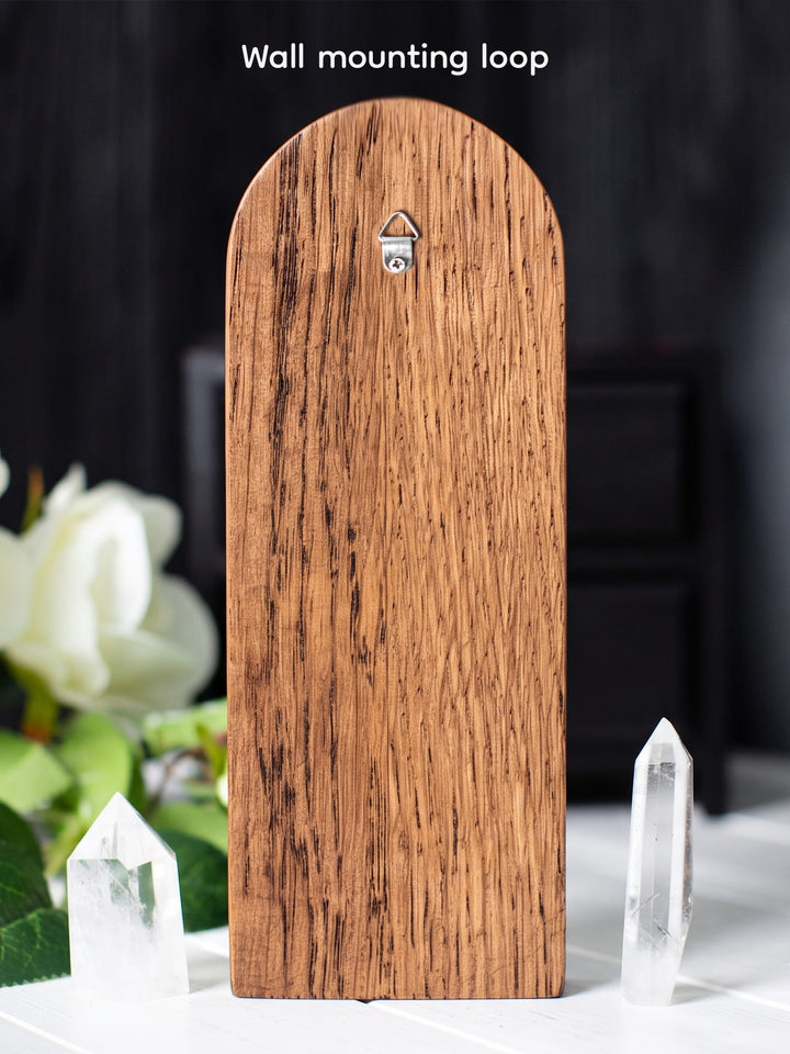 Hekate Triple Goddess Wooden Bust