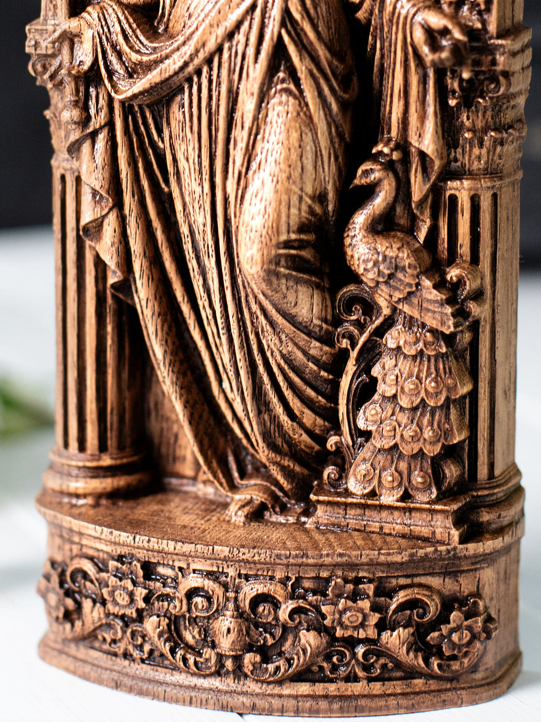 Hera Statue Greek Queen of Olympus – Wood Carving