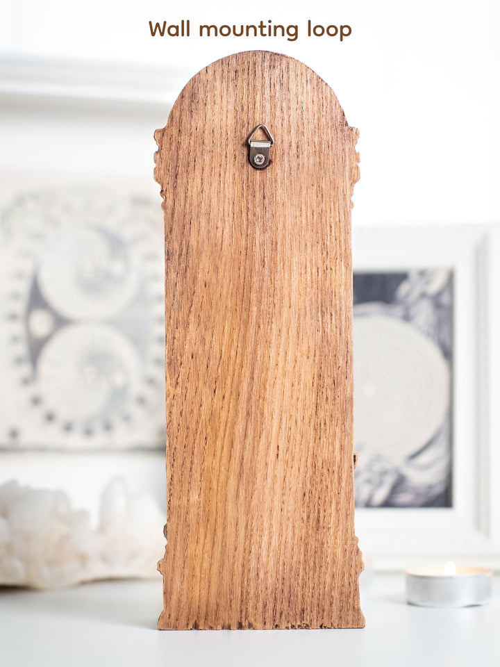 Hestia Greek Goddess Wooden Statue