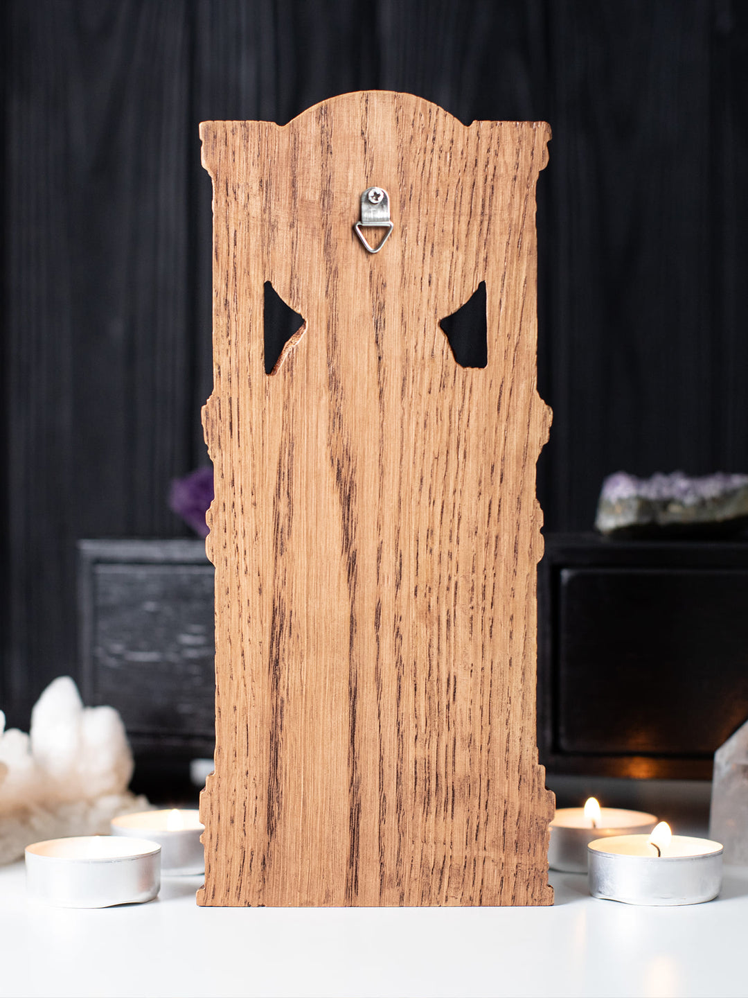 Hestia Statue Wood Carving Greek Goddess