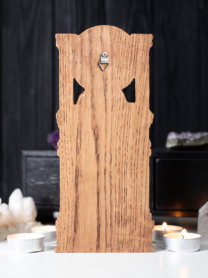 Hestia Statue Wood Carving Greek Goddess