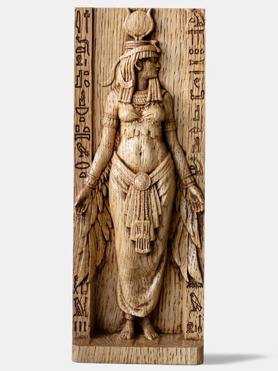 Isis wooden statue
