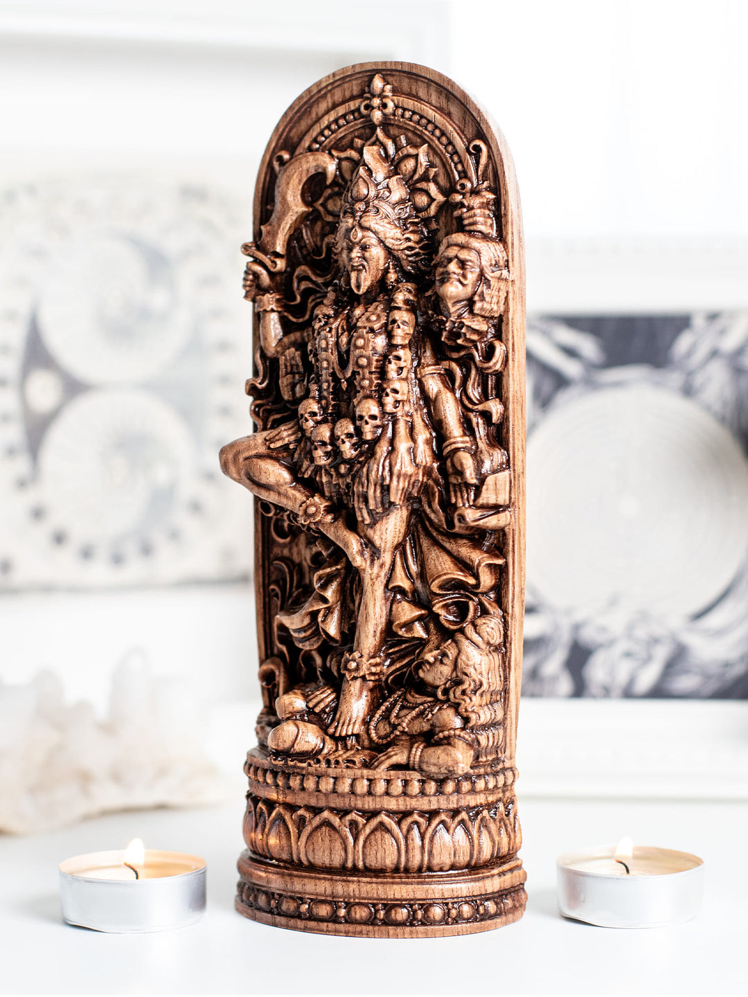 Kali Wooden Statue Goddess