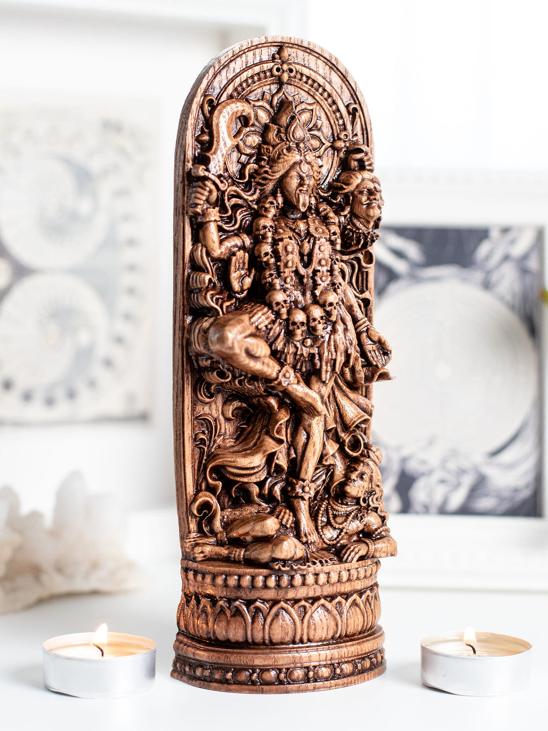 Kali Wooden Statue Goddess