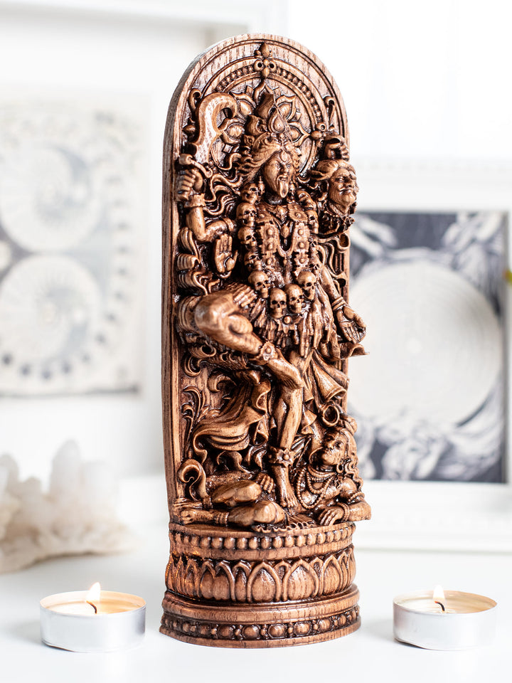 Kali Wooden Statue Goddess