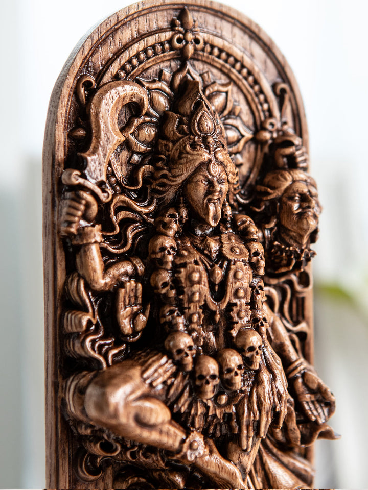 Kali Wooden Statue Goddess
