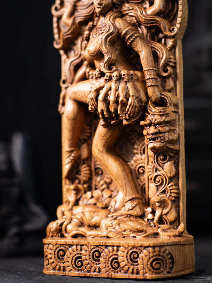 Kali Statue - Hindu Goddess Dancing on the Shiva
