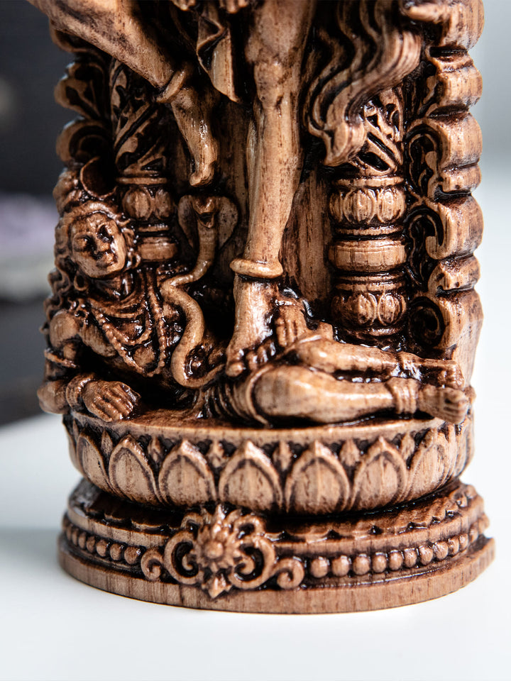 Kali Ma Goddess Wooden Statue