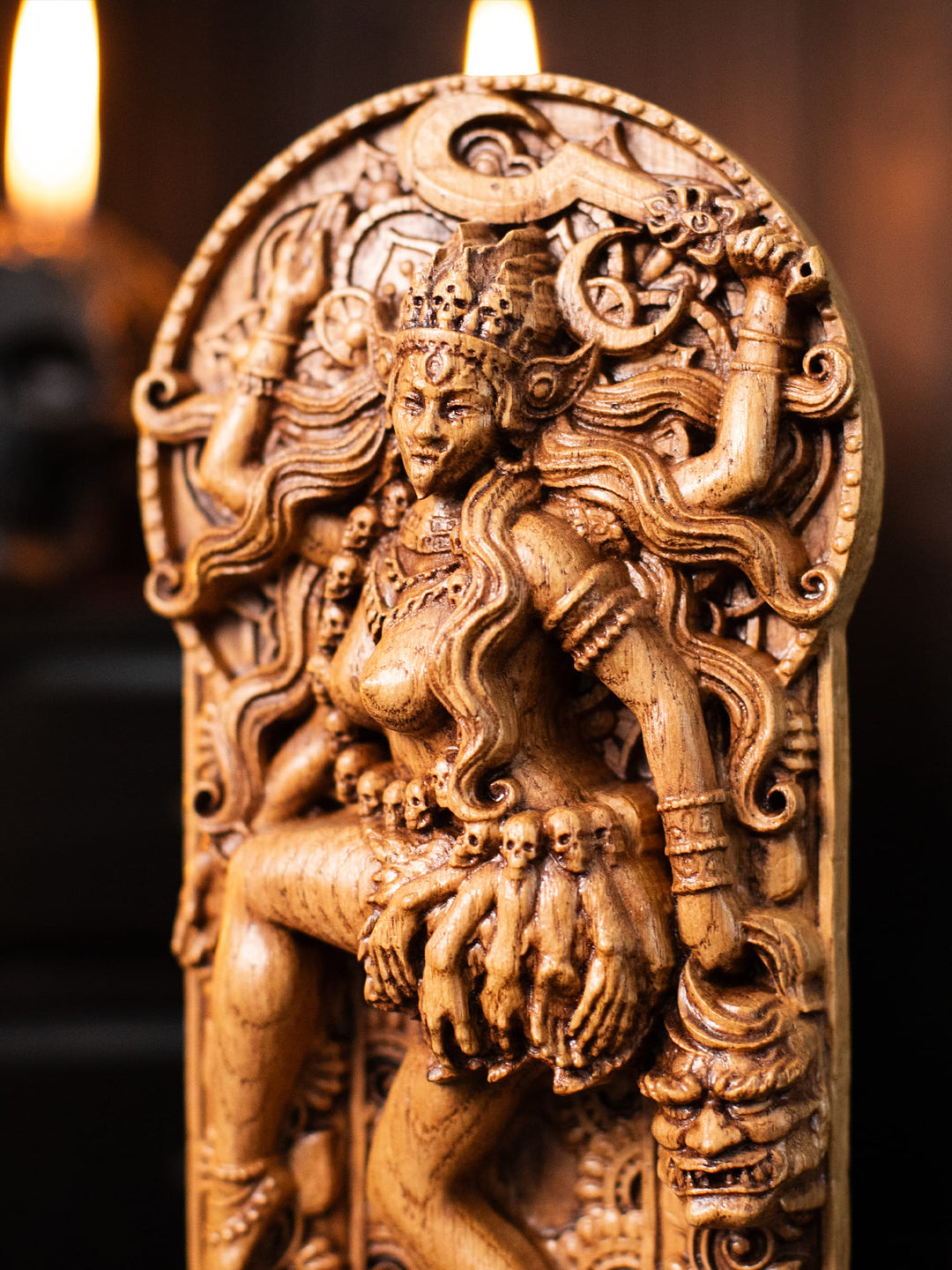 Kali Statue - Hindu Goddess Dancing on the Shiva