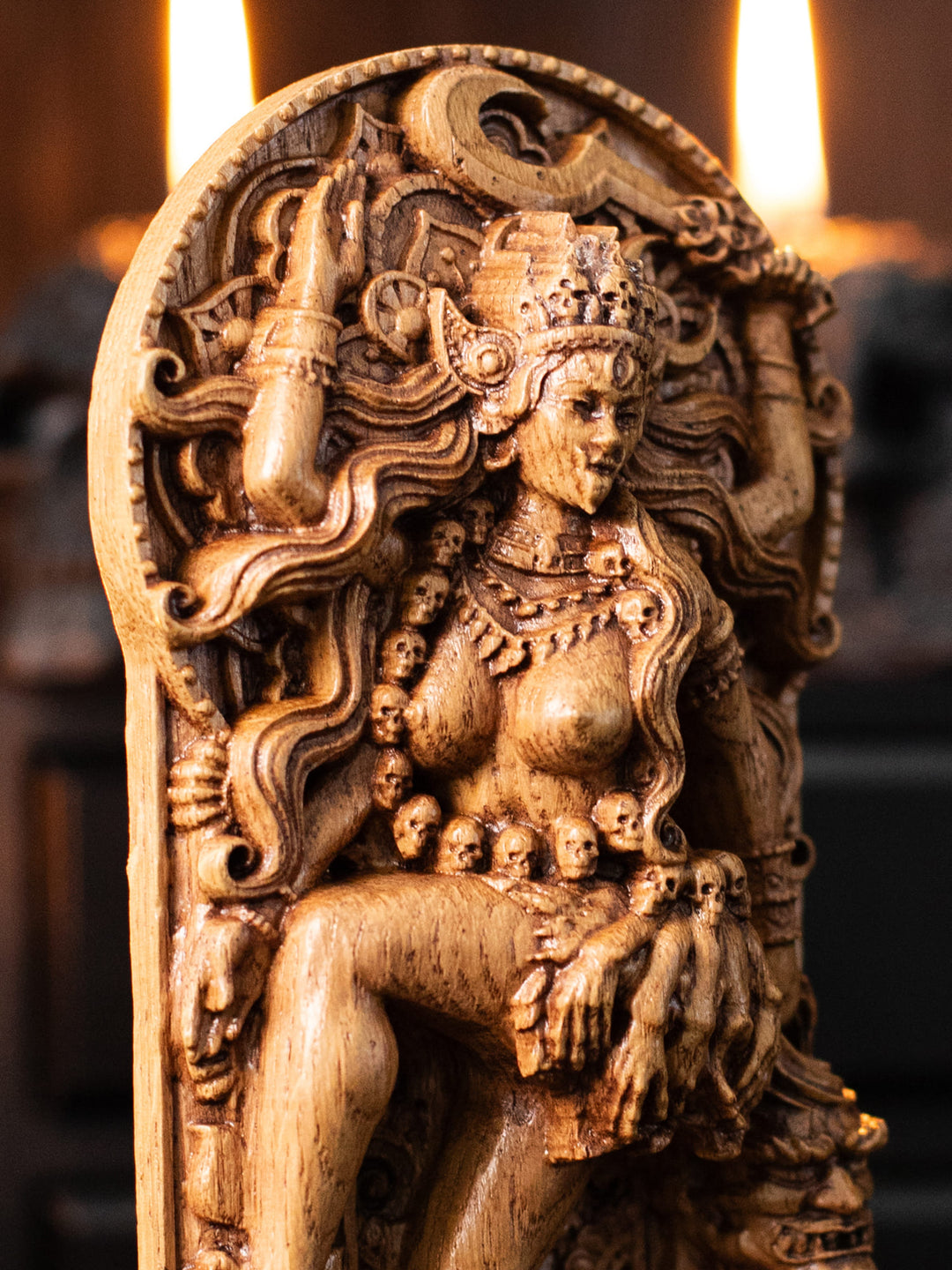 Kali Statue - Hindu Goddess Dancing on the Shiva